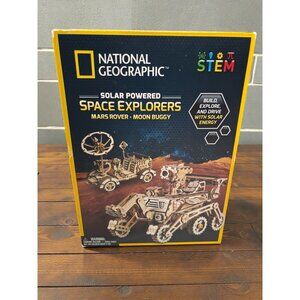 National Geographic Stem Solar Powered Space Explorers Mars Rover & Moon Buggy K